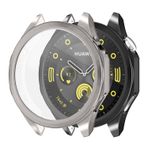 Microsonic Huawei Watch GT5 46mm Kılıf 360 Full Round Soft Silicone Gri [Watch GT5 46mm ile Uyumlu Kılıf - Gri]