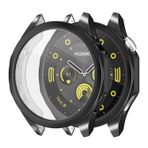 Microsonic Huawei Watch GT5 46mm Kılıf 360 Full Round Soft Silicone Siyah [Watch GT5 46mm ile Uyumlu Kılıf - Siyah]