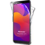 Microsonic Huawei Y5P 6 Tarafı Tam Full Koruma 360 Clear Soft Şeffaf Cep Telefonu Kılıfı