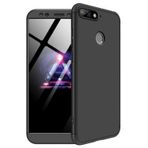 Microsonic Huawei Y7 2018 Double Dip 360 Protective Siyah Kılıf