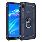 Microsonic Huawei Y7 2019 için Kılıf Military Ring Holder Lacivert [Y7 2019 ile Uyumlu Kılıf - Lacivert]