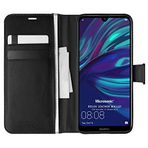Microsonic Huawei Y7 Prime 2019 için Kılıf Delux Leather Wallet Siyah [Y7 Prime 2019 ile Uyumlu Kılıf - Siyah]