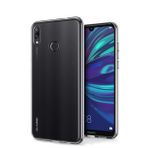 Microsonic Huawei Y7 Prime 2019 Skyfall Transparent Clear Kırmızı Kılıf