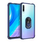 Microsonic Huawei Y9S Grande Clear Ring Holder Lacivert Cep Telefonu Kılıfı