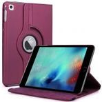 Microsonic iPad Pro 9.7 360 Dönerli Stand Deri Mor Kılıf