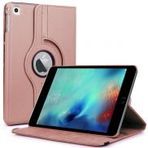 Microsonic iPad Pro 9.7 360 Dönerli Stand Deri Rose Gold Kılıf