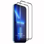 Microsonic iPhone Uyumlu 13 Pro Crystal Seramik Nano 2 Adet Siyah Ekran Koruyucu