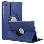 Microsonic Lenovo Tab M10 3.Nesil 10.1`` için Kılıf (TB-328F) 360 Rotating Stand Deri Lacivert [Tab M10 3.Nesil ile Uyumlu Kılıf - Lacivert]