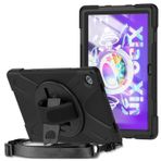 Microsonic Lenovo Tab M10 Plus 3.Nesil 10.6`` için Kılıf (TB-125F-TB-128F) Heavy Defender Siyah [Tab M10 Plus 3.Nesil ile Uyumlu Kılıf - Siyah]