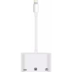 Microsonic Lightning to Ethernet & USB Adapter Kablo, iPhone, iPad USB, Ethernet Dönüştürücü Adaptör Beyaz