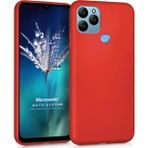 Microsonic Matte Silicone General Mobile GM 21 Kırmızı Cep Telefonu Kılıfı