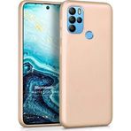 Microsonic Matte Silicone General Mobile GM 21 Pro Gold Cep Telefonu Kılıfı