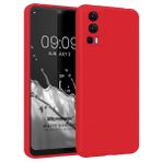 Microsonic Matte Silicone General Mobile GM 23 Kırmızı Cep Telefonu Kılıfı
