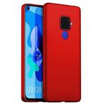 Microsonic Matte Silicone Huawei Mate 30 Lite Kırmızı Cep Telefonu Kılıfı