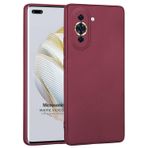Microsonic Matte Silicone Huawei Nova 10 Pro Mor Cep Telefonu Kılıfı
