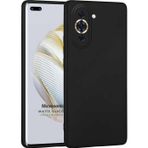 Microsonic Matte Silicone Huawei Nova 10 Pro Siyah Cep Telefonu Kılıfı