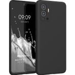 Microsonic Matte Silicone Infinix Hot 12 Siyah Cep Telefonu Kılıfı