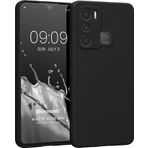 Microsonic Matte Silicone Infinix Hot 20I Siyah Cep Telefonu Kılıfı