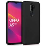 Microsonic Matte Silicone Oppo A5 2020 için Kılıf Siyah [A5 2020 ile Uyumlu Kılıf - Siyah]