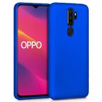 Microsonic Matte Silicone Oppo A9 2020 için Kılıf Mavi [A9 2020 ile Uyumlu Kılıf - Mavi]