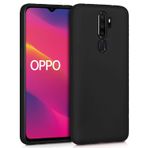 Microsonic Matte Silicone Oppo A9 2020 için Kılıf Siyah [A9 2020 ile Uyumlu Kılıf - Siyah]