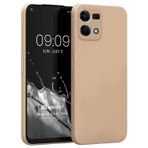Microsonic Matte Silicone Oppo Reno 7 4G için Kılıf Gold [Reno 7 4G ile Uyumlu Kılıf - Gold]