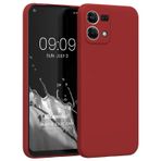 Microsonic Matte Silicone Oppo Reno 7 4G için Kılıf Kırmızı [Reno 7 4G ile Uyumlu Kılıf - Kırmızı]