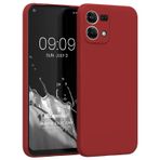 Microsonic Matte Silicone Oppo Reno 7 4G Kırmızı Kılıf