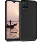 Microsonic Matte Silicone Realme 8 Pro Siyah Kılıf