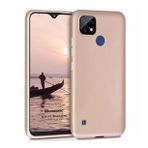 Microsonic Matte Silicone Realme C21 Kılıf Gold