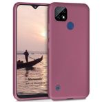 Microsonic Matte Silicone Realme C21 Kılıf Mor