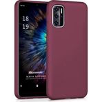 Microsonic Matte Silicone Reeder P13 Blue 2021 Mor Cep Telefonu Kılıfı
