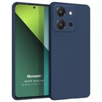 Microsonic Matte Silicone Reeder S19 Max Pro S Zoom için Kılıf Lacivert [S19 Max Pro S Zoom ile Uyumlu Kılıf - Lacivert]