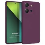 Microsonic Matte Silicone Reeder S19 Max Pro S Zoom için Kılıf Mor [S19 Max Pro S Zoom ile Uyumlu Kılıf - Mor]