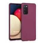 Microsonic Matte Silicone Samsung Galaxy A02S Kılıf Mor
