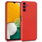 Microsonic Matte Silicone Samsung Galaxy A13 Mor Kılıf