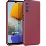 Microsonic Matte Silicone Samsung Galaxy M13 Mor Cep Telefonu Kılıfı