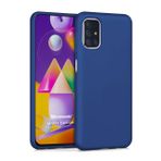 Microsonic Matte Silicone Samsung Galaxy M31s Kılıf Lacivert