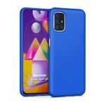 Microsonic Matte Silicone Samsung Galaxy M31s Kılıf Mavi