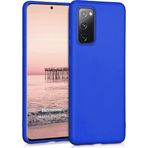 Microsonic Matte Silicone Samsung Galaxy S20 FE Mavi Cep Telefonu Kılıfı