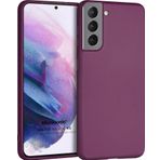 Microsonic Matte Silicone Samsung Galaxy S21 Plus Mor Cep Telefonu Kılıfı
