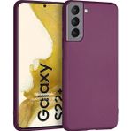 Microsonic Matte Silicone Samsung Galaxy S22 Plus Mor Cep Telefonu Kılıfı