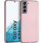 Microsonic Matte Silicone Samsung Galaxy S22 Rose Gold Cep Telefonu Kılıfı