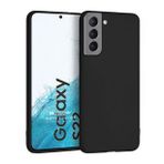 Microsonic Matte Silicone Samsung Galaxy S22 Siyah Kılıf
