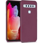 Microsonic Matte Silicone TCL 10L Mor Cep Telefonu Kılıfı