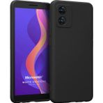 Microsonic Matte Silicone TCL 303 Siyah Cep Telefonu Kılıfı
