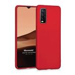 Microsonic Matte Silicone Vivo Y70 Kırmızı Cep Telefonu Kılıfı