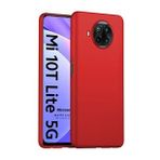 Microsonic Matte Silicone Xiaomi Mi 10T Lite Kırmızı Cep Telefonu Kılıfı