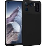 Microsonic Matte Silicone Xiaomi Mi 11 Ultra Siyah Kılıf