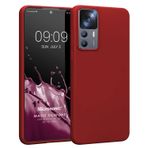 Microsonic Matte Silicone Xiaomi Mi 12T Pro Kırmızı Kılıf